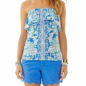 Lilly Pulitzer Strapless Shirt